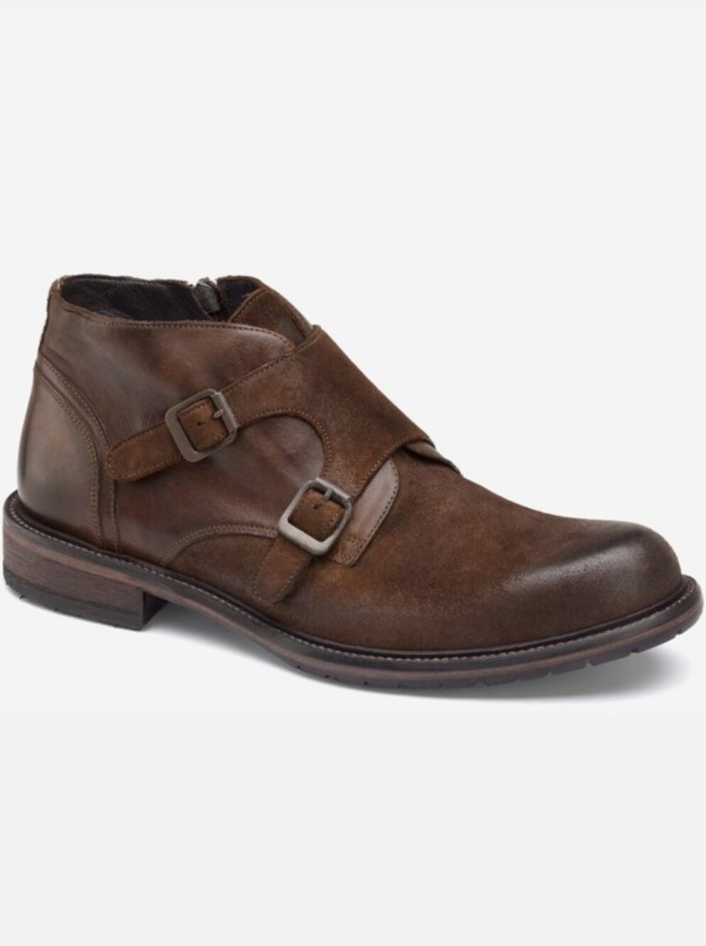 Johnston & Murphy Lofting Double-Buckle Monk Strap Chukka Ankle Boot 11